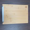 Tábua de Corte 1 Gaveta Coletora Plastico Home&co Retangular Bambu 4x36x26cm Natural - 6