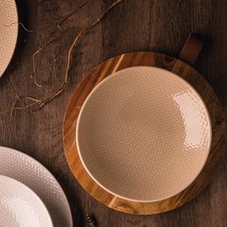 Aparelho de Jantar 30 Peças Microtextura Creme Germer - 2