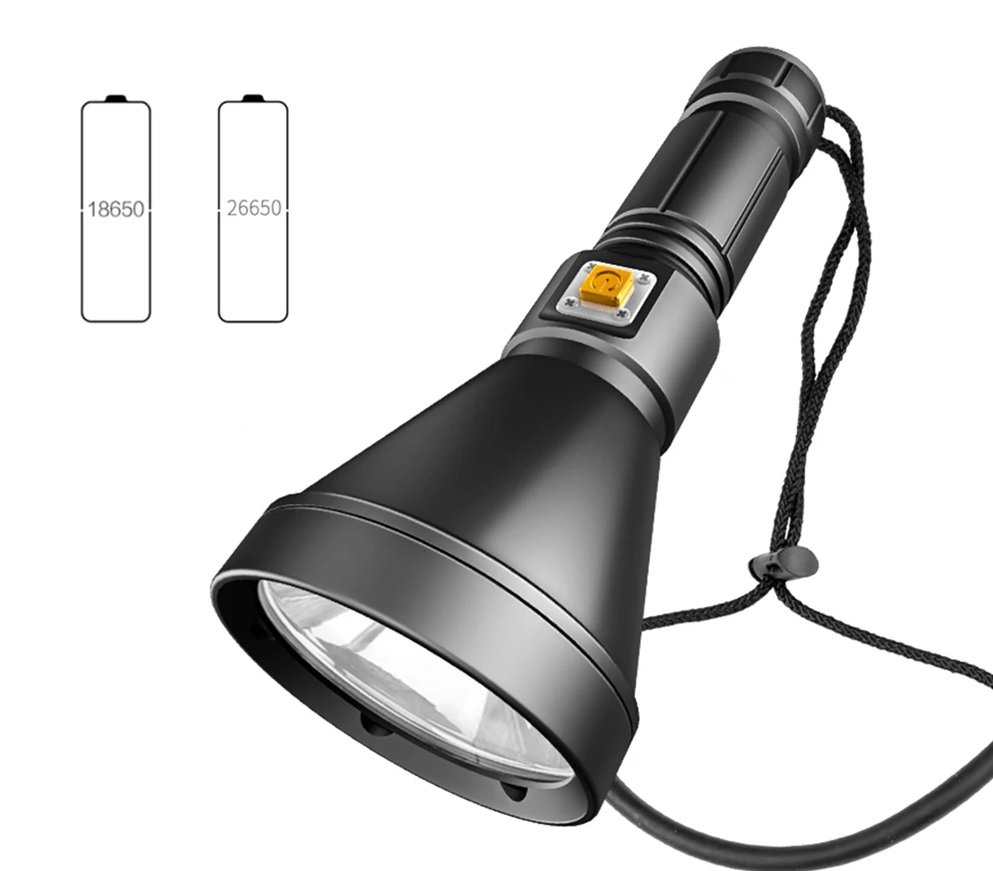 Lanterna Mergulho Profissional Led Xhp-90 Ultra Potente - 2