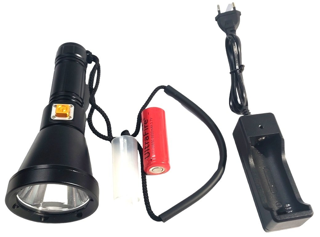 Lanterna Mergulho Profissional Led Xhp-90 Ultra Potente - 4