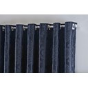 Ver imagem 2 de Cortina Jacquard Luxo em Tecido Semi Blackout Sala 3,00x2,50:preto