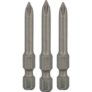 Jogo de Pontas Extra Hard PH1 3 Peças - 2607001526 - BOSCH