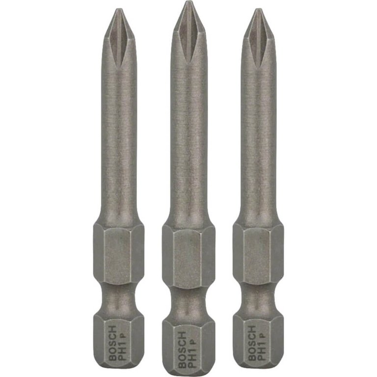 Jogo de Pontas Extra Hard PH1 3 Peças - 2607001526 - BOSCH Jogo de Pontas Extra Hard PH1 3 Peças - 2607001526 - BOSCH