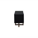 Ver imagem 7 de Rack Ondas 2 Portas e 2 Gavetas - Amêndoa Preto