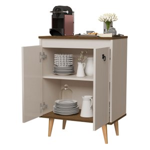 Aparador Buffet 2 Portas Cantinho do Café Organizador Balcão Sala de Star Cozinha