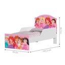 Ver imagem 4 de Cama Infantil Princesas com Colchão Mini Cama MDF Branco Cambel Móveis