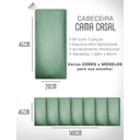 Ver imagem 5 de Cabeceira de Cama Box Solteiro Casal Queen King Estofada Modular 45x20cm