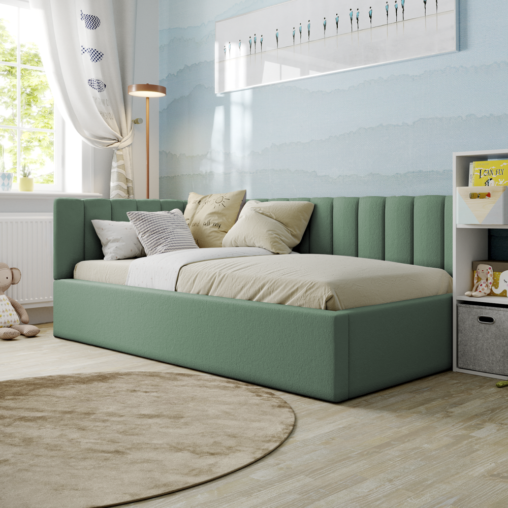 Cabeceira de Cama Box Solteiro Casal Queen King Estofada Modular 45x20cm - 2