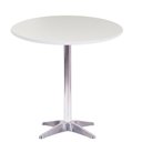 Ver imagem 1 de Mesa Delta 76,50 cm (Altura) com Tampo em MDP Redonda 70 cm Branco
