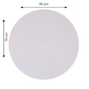 Ver imagem 5 de Mesa Delta 76,50 cm (Altura) com Tampo em MDP Redonda 70 cm Branco