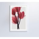 Ver imagem 5 de Quadro Pintura 4 Rosas 60x90 Cm Vidro Impresso