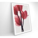 Ver mais imagens de Quadro Pintura 4 Rosas 60x90 Cm Vidro Impresso