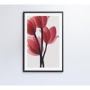 Ver imagem 4 de Quadro Pintura 4 Rosas 60x90 Cm Vidro Impresso