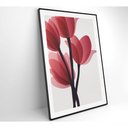 Ver imagem 7 de Quadro Pintura 4 Rosas 60x90 Cm Vidro Impresso