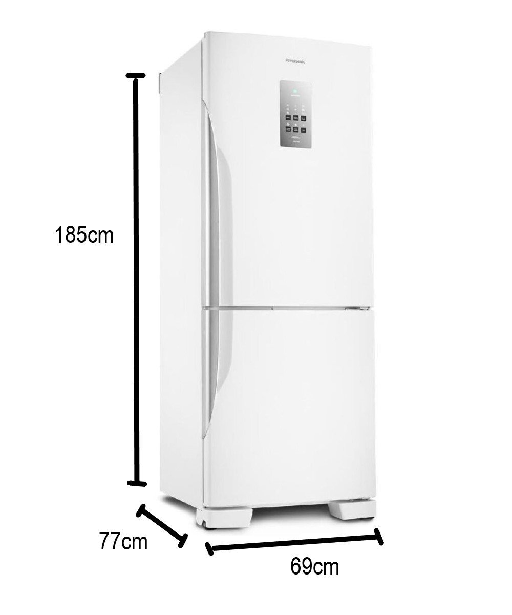 Geladeira Panasonic 425 Litros Duplex Frost Free Branca - Nr Bb53pv3w - 220v - 7