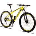 Ver imagem 3 de Bicicleta Aro 29 Dropp Race 27V Câmbios Importado Suspensão Trava - Amarelo - 21