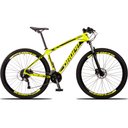 Ver imagem 1 de Bicicleta Aro 29 Dropp Race 27V Câmbios Importado Suspensão Trava - Amarelo - 21