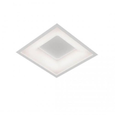 Embutido Massu 49x49cm 3.000k Branco - New Line