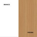 Ver imagem 6 de Guarda Roupa 6 Portas Abrir 230 cm X 240 cm para Quarto ou Closet 100% MDF Cor:Branco e Peroba