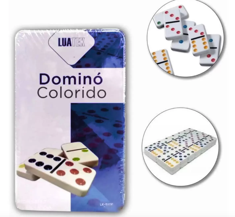 Jogo De Domino Profissional Com 28 Pecas 9 Mm