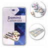 Jogo Domino Profissional Melamina 28 Peças Colorido LK-510F - LuaTek - 2