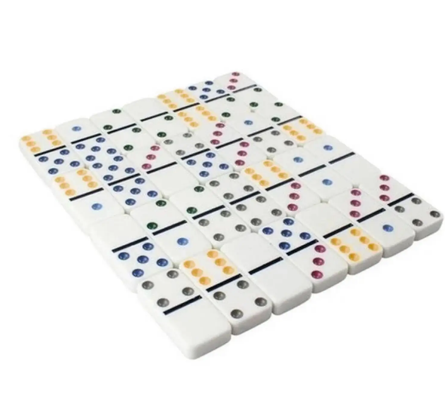 Jogo De Domino Double Six Profissional Osso Estojo C/28 Peças TOP