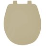 Assento Sanitario Oval Resinado Evolution Tupan Cores Creme - 1