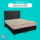 Ver imagem 4 de Kit Cabeceira + Cama Box + Colchão Casal D33 Maxsono Paropas