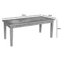 Ver imagem 2 de Mesa de Jantar 1,8 M Madeira Maciça Natural