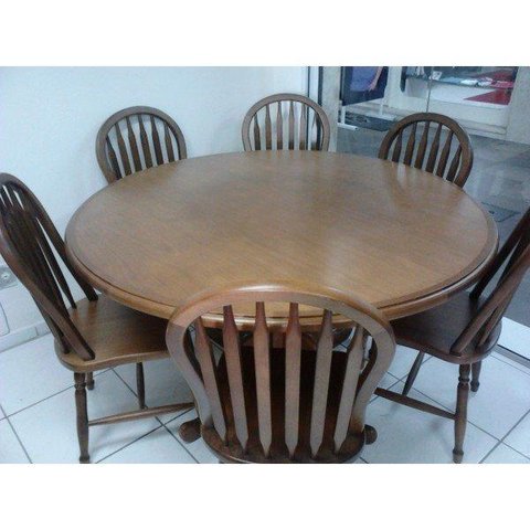 Sala de Jantar 1,10 X 1,10 - ( 04 Cadeiras ) - Móveis de Gramado