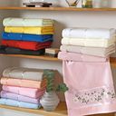 Ver imagem 4 de Toalha de Banho Döhler Bella 70x140cm para Bordar Toalha de Banho Döhler Bella Verde Claro