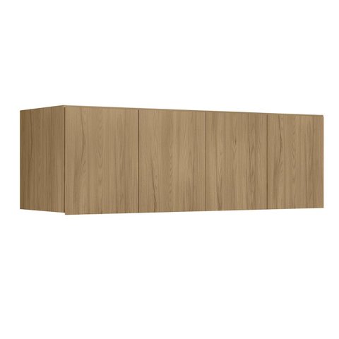 Armário Aéreo Queen Ravi New 170,5x54cm 100% MDF Olmo 1322