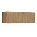 Ver imagem 1 de Armário Aéreo Queen Ravi New 170,5x54cm 100% MDF Olmo 1322