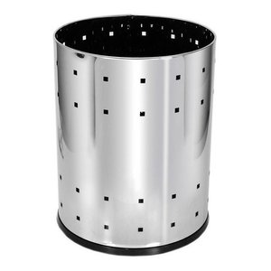 Lixeira Telada Aço Inox 22 Litros Home E Office B9