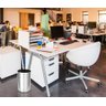 Lixeira Telada Aço Inox 22 Litros Home E Office B9 - 3