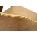 Ver imagem 5 de Cadeira Versalhes Madeira Cor Pinhão Estofada Moderna Tecido:couro Ecológico Durango Kaki:couro Ecol