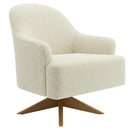 Ver imagem 1 de Poltrona Decorativa Naomi Base Giratoria Boucle Tce 1010 Moll