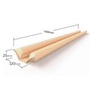 Ver imagem 4 de VEDA PORTAS ROLINHO MARROM CLARO 100CM 00257 COMFORT DOOR