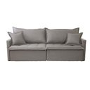 Ver imagem 2 de Sofá Cama Flora 02 Módulos de 90cm Br 15cm Meu Sofá Online B026 Veludo Prata