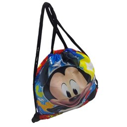 Mochila tipo Saco de Costas Infantil Mickey Hey Vermelho - 4