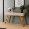 Aparador Decorativo Minimalista - Arcus-off White/naturale - Mavau Móveis - 2