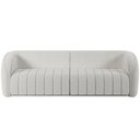 Ver imagem 4 de Kit Sofá 4 Lugares para Sala 292cm com 02 Poltronas Lazio M03 Bouclê Branco - Lyam Decor