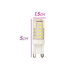 20X Lâmpada LED G9 5W Branco Quente Bivolt ST176 - 2