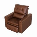 Ver imagem 6 de Poltrona do Papai Retrátil Reclinável Confortável em Corino