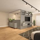 Ver imagem 4 de Painel Ripado Smart 360x240 cm (sem Furo) Incolar Grigio