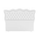 Ver imagem 3 de Cabeceira para Cama Box Queen 160 Cm Eliza Corino Branco I02 - D'Rossi