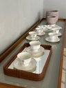 Ver imagem 1 de Bandeja Bali - Linha Couro - - Caramelo - 40x25