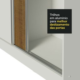 Guarda Roupa Casal 100% Mdf Madesa Royale 3 Portas de Correr - 10