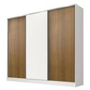 Ver imagem 4 de Guarda Roupa Casal 100% Mdf Madesa Royale 3 Portas de Correr