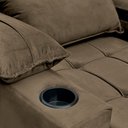 Ver imagem 6 de Poltrona do Papai Reclinável Retrátil Bonari Veludo Capuccino - Loja Sheep